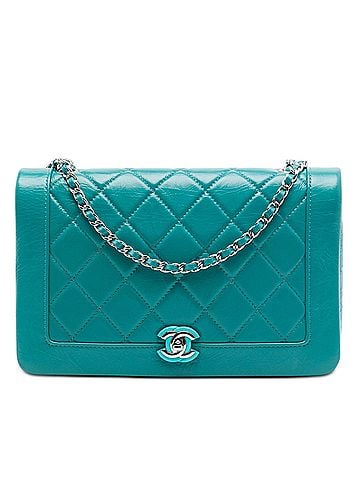 Chanel Small Quilted Crumpled Calfskin Bi Vintage Full Flap (view 1)