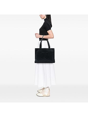 Chanel CC Caviar Tote (view 2)