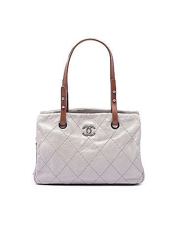 Chanel Glazed Calfskin On the Road Tote (view 1)