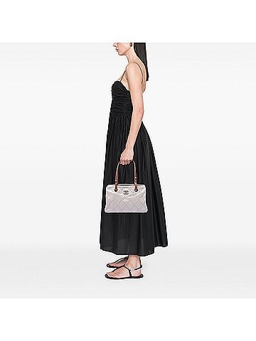 Chanel Glazed Calfskin On the Road Tote (view 2)