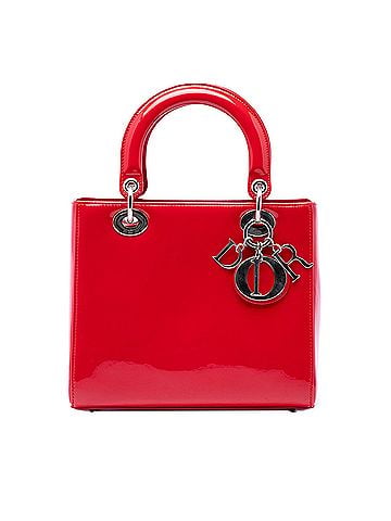 Dior Medium Patent Lady Dior (view 1)