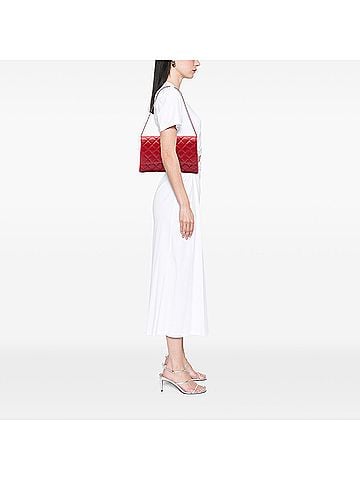 Chanel CC Quilted Caviar Flap Clutch on Chain (view 2)