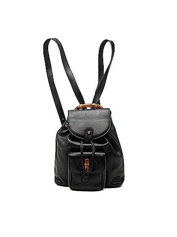 Gucci Calfskin Bamboo Backpack (view 1)