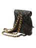 Chanel 100% Lambskin Black Medium Quilted Lambskin Duma Backpack One size - photo 3