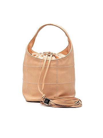 Chanel Calfskin Square Stitch Tassel Hobo (view 1)