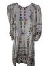 CeCe Floral White Purple Pink Green Casual Dress Size XL - photo 2