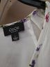 CeCe Floral White Purple Pink Green Casual Dress Size XL - photo 3