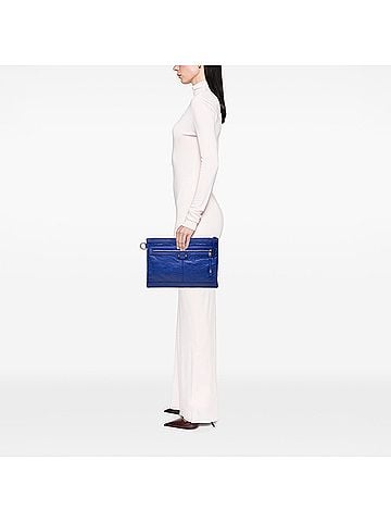 Balenciaga Lambskin Motocross Classic Clip M Clutch (view 2)