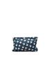 Miu Miu 100% Canvas Blue Canvas Apple Print Frame Flat Pouch One size - photo 1