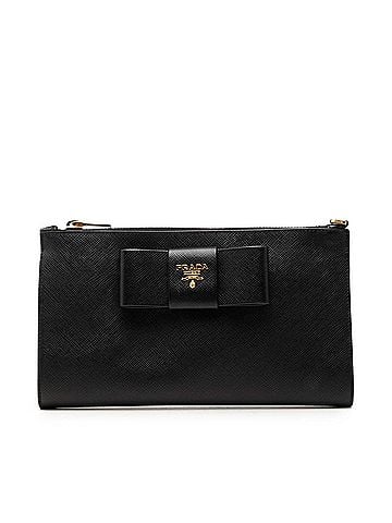 Prada Saffiano Bow Clutch (view 1)