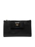Prada 100% Leather Black Saffiano Bow Clutch One size - photo 1
