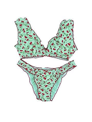 Victoria's Secret Pink Ruffle Bikini Set Two Piece Swimsuit (view 1)