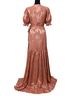 Hutch 100% Polyester 100% Polyester Multi Color Gold Brown Cocktail Dress Size L - photo 2