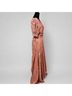 Hutch 100% Polyester 100% Polyester Multi Color Gold Brown Cocktail Dress Size L - photo 6