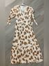 Altar'd State Floral White Orange Casual Dress Size S - photo 5