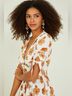 Altar'd State Floral White Orange Casual Dress Size S - photo 4