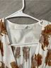 Altar'd State Floral White Orange Casual Dress Size S - photo 8