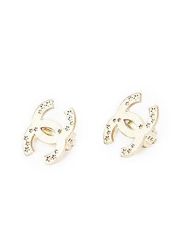 Chanel CC Star Clip On Earrings (view 1)