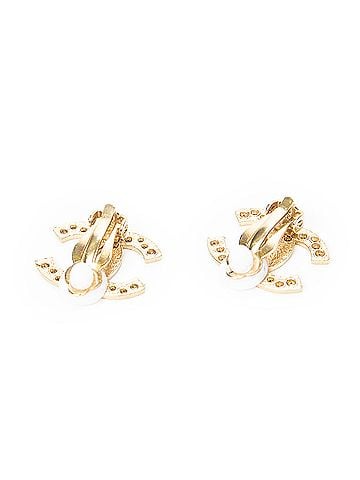 Chanel CC Star Clip On Earrings (view 2)
