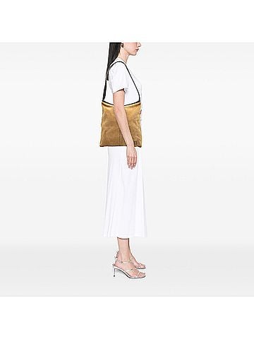 Loewe Suede Anagram Shoulder Bag (view 2)