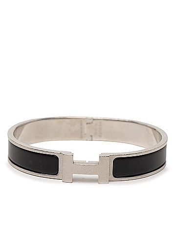 Hermès Narrow Enamel Clic H Bracelet PM (view 1)