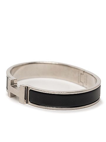 Hermès Narrow Enamel Clic H Bracelet PM (view 2)