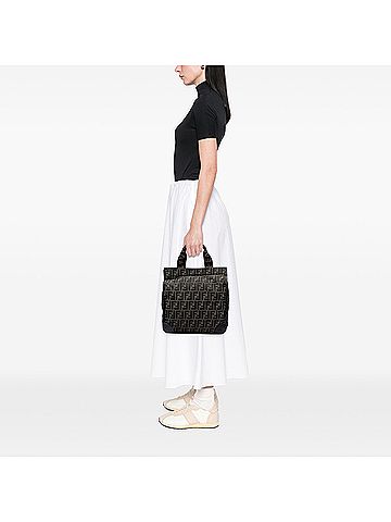 Fendi Zucca Canvas Shopping Tote (view 2)