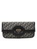 Dior 100% Canvas Blue Oblique Canvas Fold Over Clutch One size - photo 1