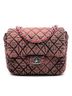 Chanel 100% Denim Pink Small Square CC Quilted Denimpression Single Flap One size - photo 1