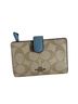Coach Print Tan Blue Makeup Bag One size - photo 1