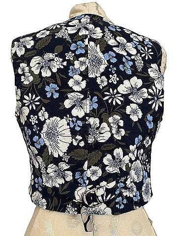 Veronica Beard Brinkley Sleeveless Vest Line Floral Sleeveless Top (view 2)
