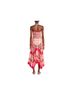 Ramy Brook 100% Polyester Floral Multi Color Pink Orange Casual Dress Size M - photo 2