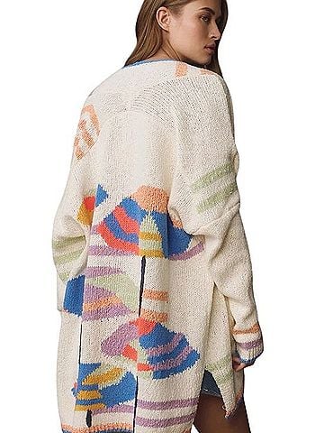 Maeve Beach Umbrella Cardigan Cardigan (view 2)
