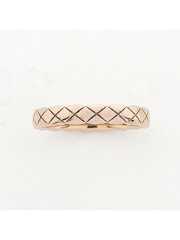 Chanel Chanel Coco Crush Ring, Beige Gold, 18KPG Pink, Women's (view 2)