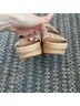 Tory Burch 100% Leather Graphic Tan Silver Sandals Size 8 1/2 - photo 7