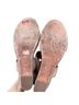 Tory Burch 100% Leather Graphic Tan Silver Sandals Size 8 1/2 - photo 6