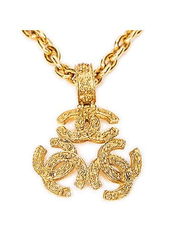 Chanel Triple CC Pendant Necklace (view 2)