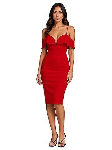 Nookie Pretty Woman Midi Cocktail Dress (view 1)
