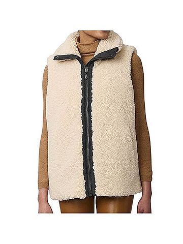 Bernardo Sherpa Chevron Quilted Vest Vest (view 1)