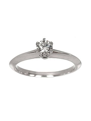Tiffany & Co. Tiffany &amp; Co. Solitaire Ring with 0.25ct Diamond, Platinum (Pt) (view 2)