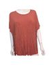 Pol Red Short Sleeve Blouse Size M - photo 1