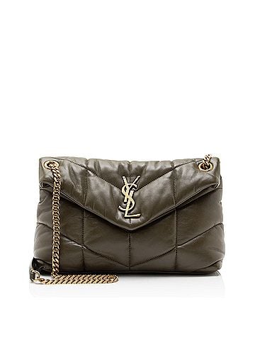 Saint Laurent Saint Laurent Lambskin Monogram Puffer LouLou Small Shoulder Bag (view 1)