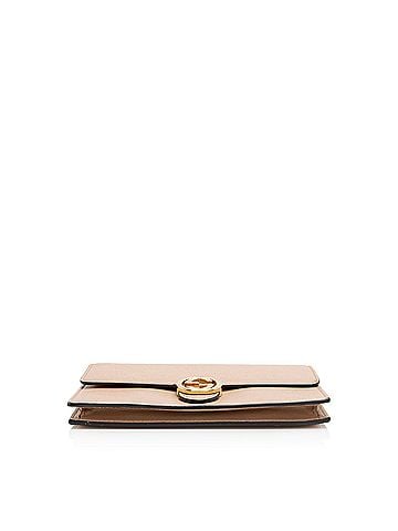 Gucci Gucci Grained Calfskin Interlocking G Chain Wallet (view 2)