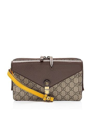 Gucci Gucci GG Supreme Leather Tiger Document Crossbody (view 1)