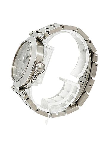 Cartier Cartier Pasha C W31023M7 Silver Dial Watch (Boys' Size) (view 2)
