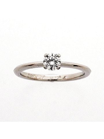 Tiffany & Co. Tiffany &amp; Co. True Ring, 1PD (One Diamond), Pt950 Platinum, 0.19ct Diamond, Women's (view 2)