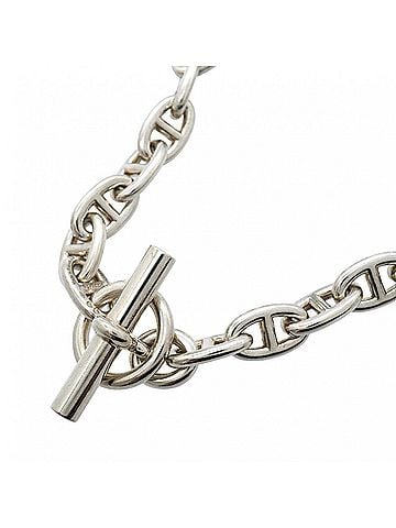 Hermès Hermes Chaine d'Ancre Necklace MM 36 links Sterling Silver 925 Women's (view 1)