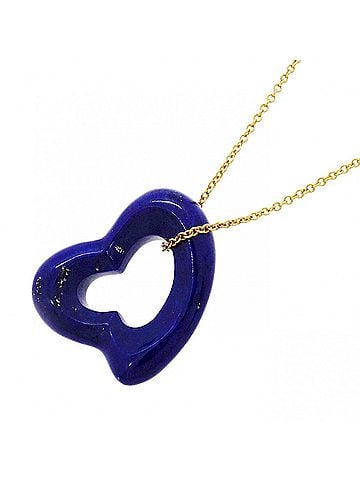 Tiffany & Co. Tiffany &amp; Co. Heart Necklace, 18K Yellow Gold, Lapis Lazuli, Blue, Women's (view 1)