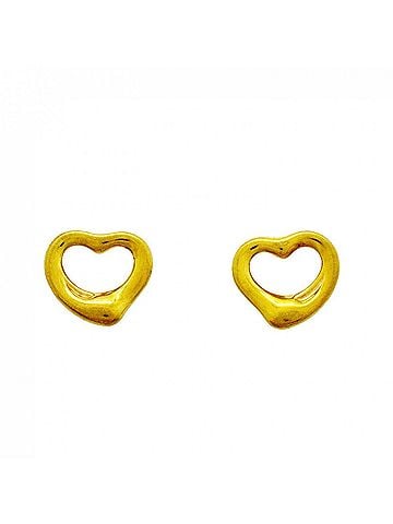 Tiffany & Co. Tiffany &amp; Co. Heart Earrings, 18K Yellow Gold, Women's (view 1)