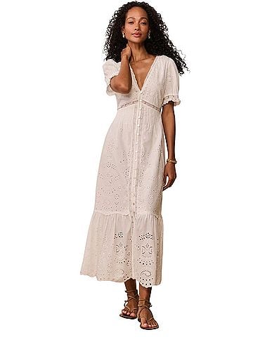 LoveShackFancy Tarragon Cocktail Dress (view 1)